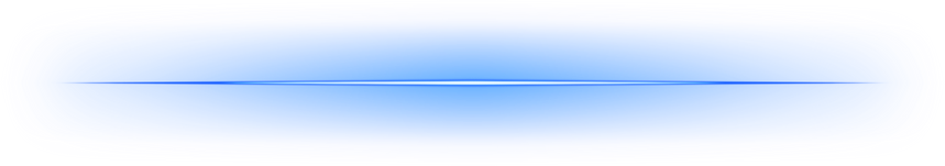 Glowing Blue Neon Line Light